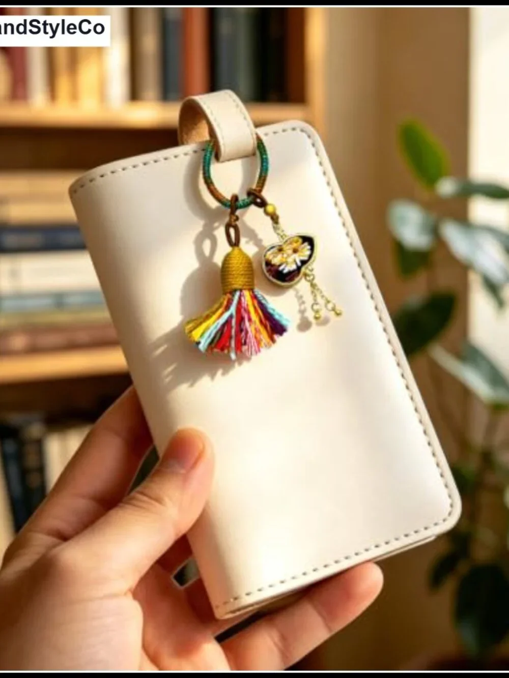 Handmade Tassel Keychain Bohemian Fringe Bag Charm Accessory